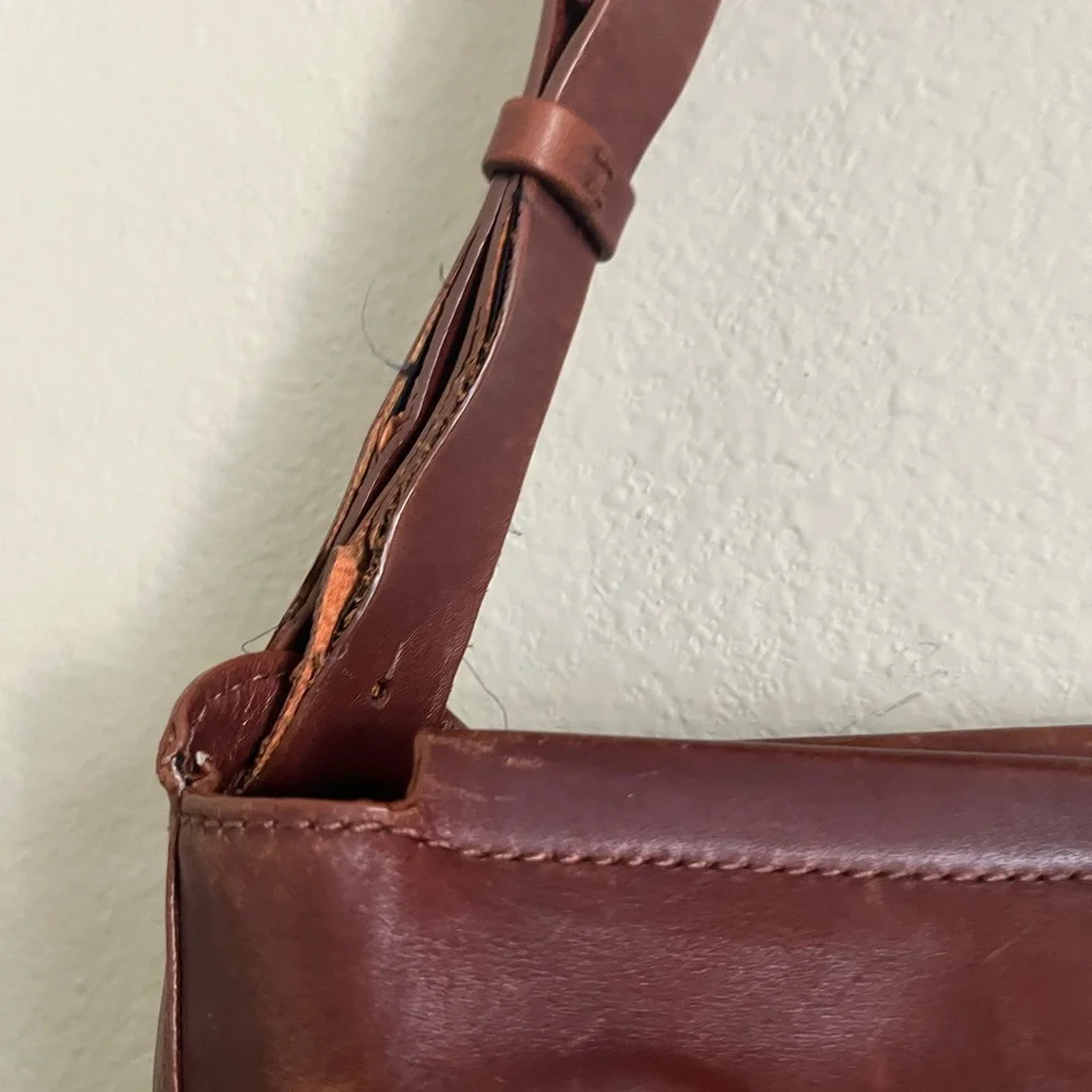 KOOBA large brown leather hobo shoulder bag‎